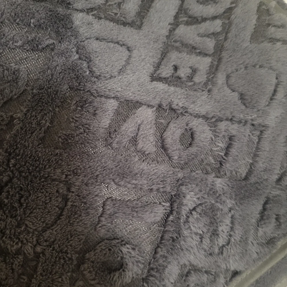 Dark Gray Textured Towels
